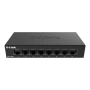 D-Link , Switch , DGS-108GL/E , Unmanaged , Desktop , Gigabit Ethernet (copper) ports quantity 8 , 60 month(s)