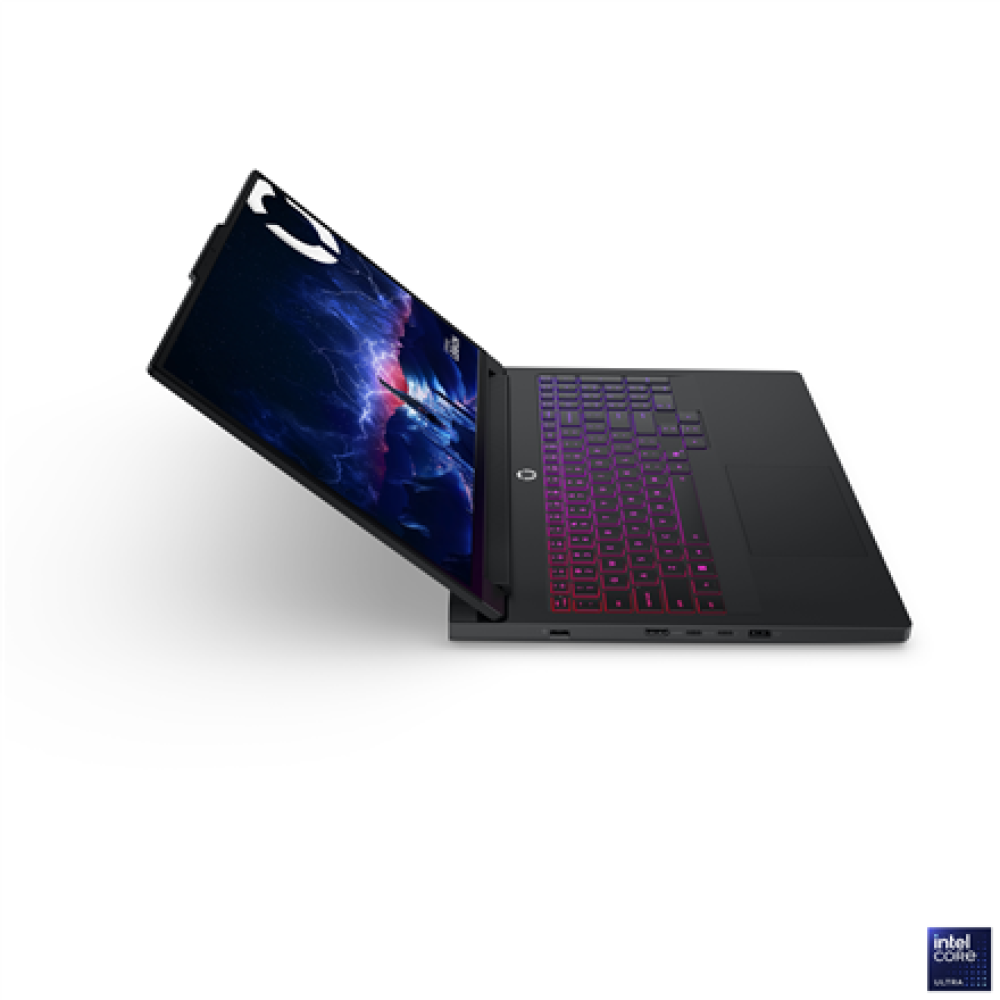 Lenovo Legion Pro 7 16IAX10H , Eclipse Black , 16 , OLED , WQXGA , 2560 x 1600 pixels , Intel Core Ultra 9 , 275HX , 32 GB , CSODIMM DDR5 , Solid-state drive capacity 2x1000 GB , NVIDIA GeForce RTX 5080 , GDDR7 , 16 GB , Windows 11 Home , 802.11be , Bluet