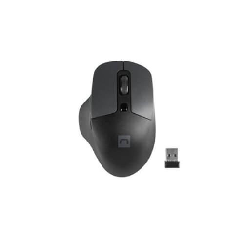 Natec Mouse, BlackBird 2, Silent, Wireless, 1600 DPI, Optical, Black , Natec , Mouse , Optical , Wireless , Black/Gray