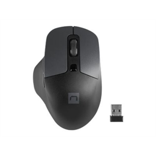 Natec Mouse, BlackBird 2, Silent, Wireless, 1600 DPI, Optical, Black , Natec , Mouse , Optical , Wireless , Black/Gray