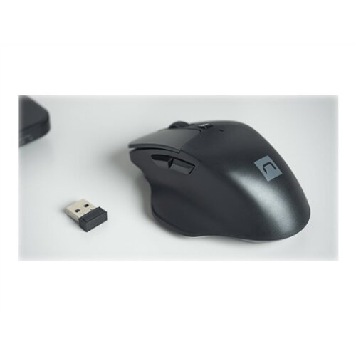 Natec Mouse, BlackBird 2, Silent, Wireless, 1600 DPI, Optical, Black , Natec , Mouse , Optical , Wireless , Black/Gray