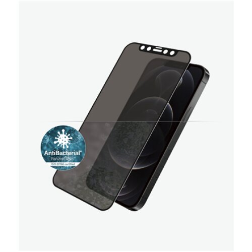 PanzerGlass , Apple , For iPhone 12/12 Pro , Glass , Black , Case Friendly , Privacy glass