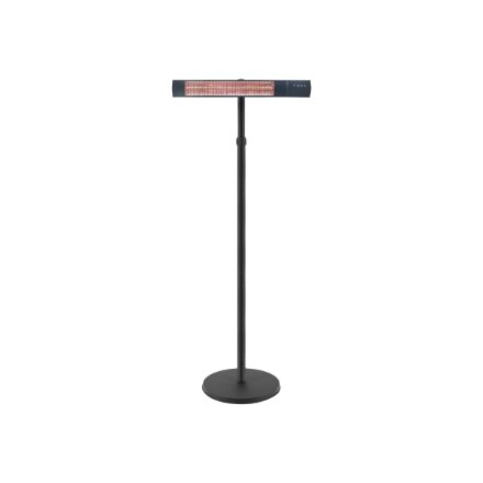 TunaBone Electric Standing Patio Heater, Single carbon golden tube , TB2580ST-01 , Patio heater , 2500 W , Black