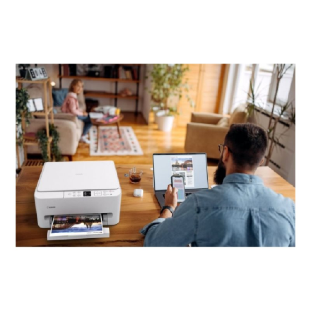 Canon Multifunctional printer , PIXMA TS6550i , Inkjet , Colour , A4 , Wi-Fi , White