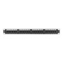 Lanberg , Patch Panel 24 port 1U 19 CAT.6 UTP , PPU6-1024-B , Black