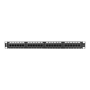 Lanberg , Patch Panel 24 port 1U 19 CAT.6 UTP , PPU6-1024-B , Black