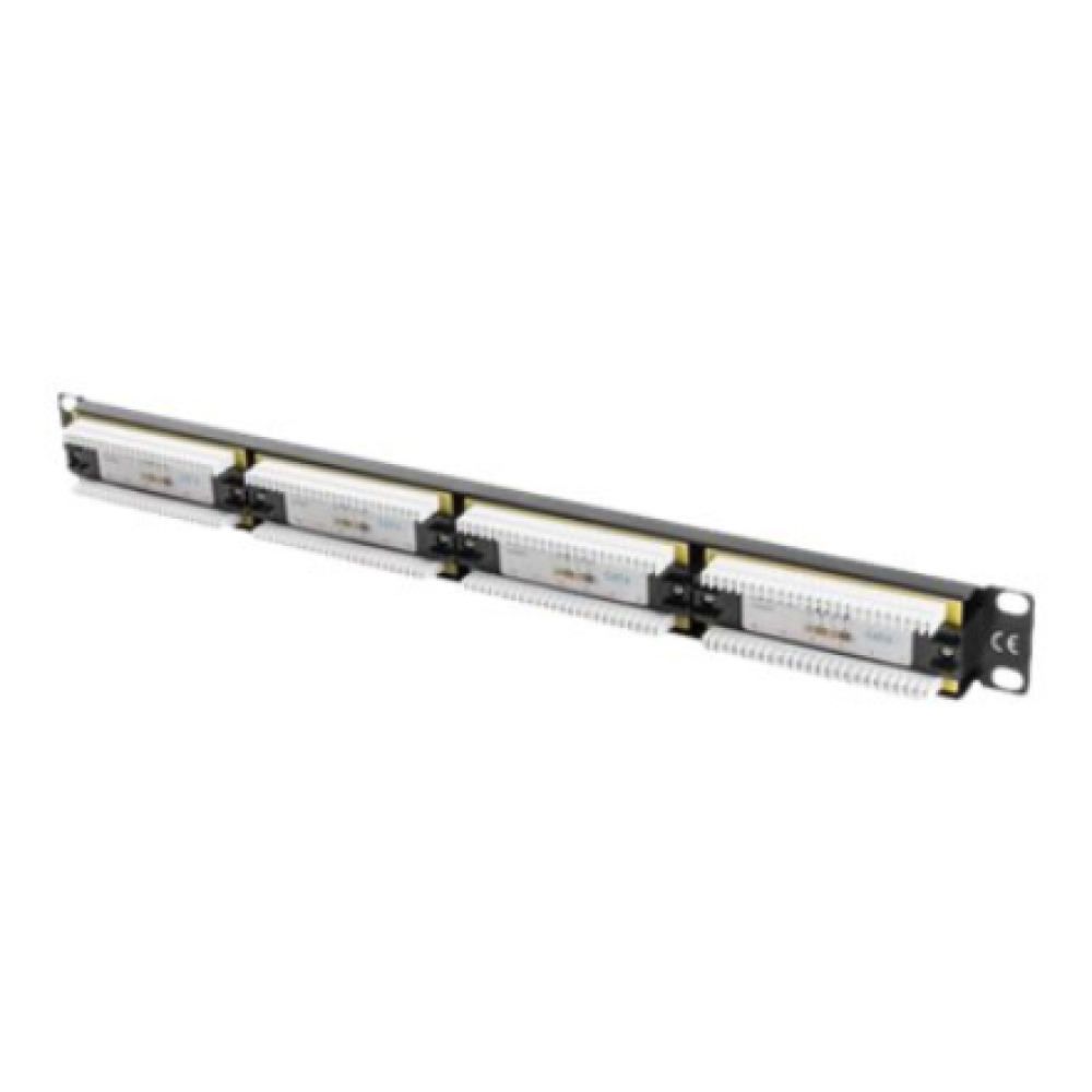 Lanberg , Patch Panel 24 port 1U 19 CAT.6 UTP , PPU6-1024-B , Black