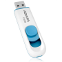 ADATA , C008 , 32 GB , USB 2.0 , White/Blue