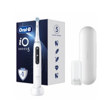 Oral-B , Electric Toothbrush , iO5 , Rechargeable , For adults , Number of brush heads included 1 , Number of teeth brushing modes 5 , Quite White