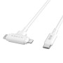 Hyper , HyperJuice Silicone USB-C to USB-C and Lightning Hybrid 60W Cable