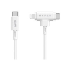 Hyper , HyperJuice Silicone USB-C to USB-C and Lightning Hybrid 60W Cable