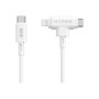 Hyper , HyperJuice Silicone USB-C to USB-C and Lightning Hybrid 60W Cable
