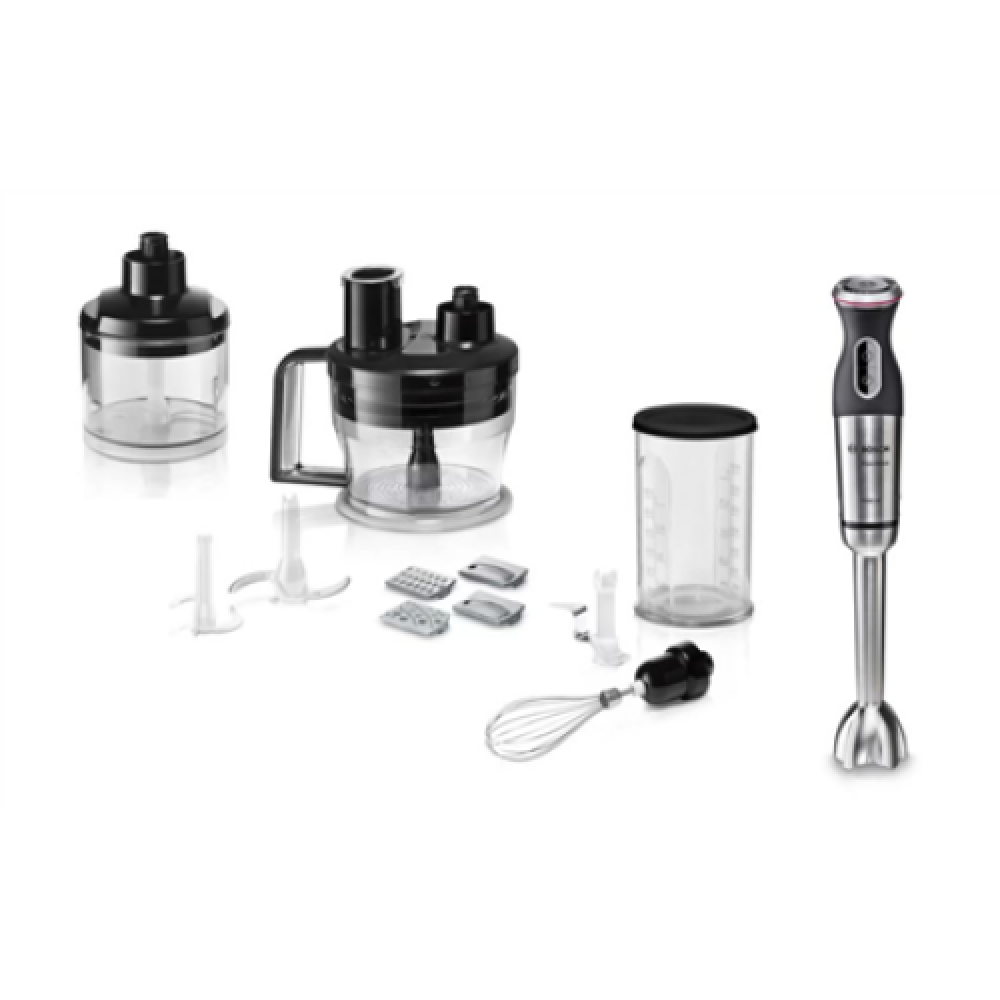 Bosch , MaxoMixx MS8CM6190 , 1000 W , Blender , Hand Blender , Number of speeds 12 , Turbo mode , Ice crushing , Black/Stainless steel