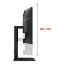 AOC , CU34E4CW , 34 , VA , UWQHD , 120 Hz , 4 ms , 3440 x 1440 pixels , 350 cd/m² , HDMI ports quantity 2 , Black