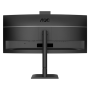 AOC CU34E4CW , 34 , VA , UWQHD , 120 Hz , 4 ms , 3440 x 1440 pixels , 350 cd/m² , HDMI ports quantity 2 , Black