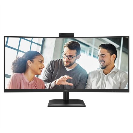 AOC , CU34E4CW , 34 , VA , UWQHD , 120 Hz , 4 ms , 3440 x 1440 pixels , 350 cd/m² , HDMI ports quantity 2 , Black