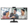 AOC CU34E4CW , 34 , VA , UWQHD , 120 Hz , 4 ms , 3440 x 1440 pixels , 350 cd/m² , HDMI ports quantity 2 , Black