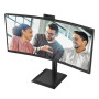 AOC , CU34E4CW , 34 , VA , UWQHD , 120 Hz , 4 ms , 3440 x 1440 pixels , 350 cd/m² , HDMI ports quantity 2 , Black