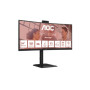 AOC , CU34E4CW , 34 , VA , UWQHD , 120 Hz , 4 ms , 3440 x 1440 pixels , 350 cd/m² , HDMI ports quantity 2 , Black