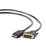 Cablexpert , Adapter cable , DisplayPort , DVI , DP to DVI-D , 1.8 m
