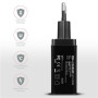 AXAGON Dual wallcharger 240V/2x USB port QC3.0/AFC/FCP and 5V-1.2A, 24W , ACU-QS24