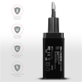 AXAGON Dual wallcharger 240V/2x USB port QC3.0/AFC/FCP and 5V-1.2A, 24W , ACU-QS24