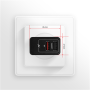 AXAGON Dual wallcharger 240V/2x USB port QC3.0/AFC/FCP and 5V-1.2A, 24W , ACU-QS24