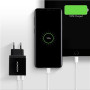 AXAGON Dual wallcharger 240V/2x USB port QC3.0/AFC/FCP and 5V-1.2A, 24W , ACU-QS24