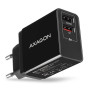 AXAGON Dual wallcharger 240V/2x USB port QC3.0/AFC/FCP and 5V-1.2A, 24W , ACU-QS24