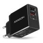AXAGON Dual wallcharger 240V/2x USB port QC3.0/AFC/FCP and 5V-1.2A, 24W , ACU-QS24