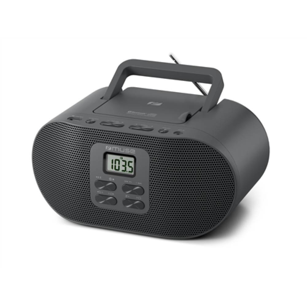 Muse M-33 BT , Portable Radio CD/MP3 Player with Bluetooth and USB Port , AUX in