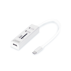 Digitus USB Type-C OTG 3-Port HUB and Card Reader , DA-70243