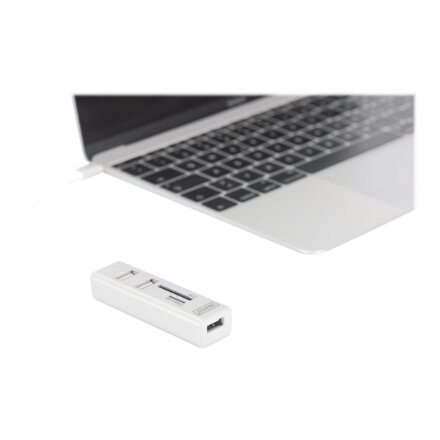 Digitus USB Type-C OTG 3-Port HUB and Card Reader , DA-70243