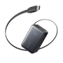 Anker Nano Power Bank 45W with Built-In Retractable USB-C Cable , A1638H11 , 10000 mAh , Black