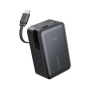 Anker Nano Power Bank 45W with Built-In Retractable USB-C Cable , A1638H11 , 10000 mAh , Black