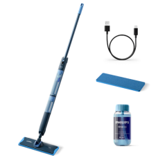 Philips , Electric Mop , XV5113/01 OneUp 5000 Series , Cordless operating , Operating time (max) 70 min , Blue/Black