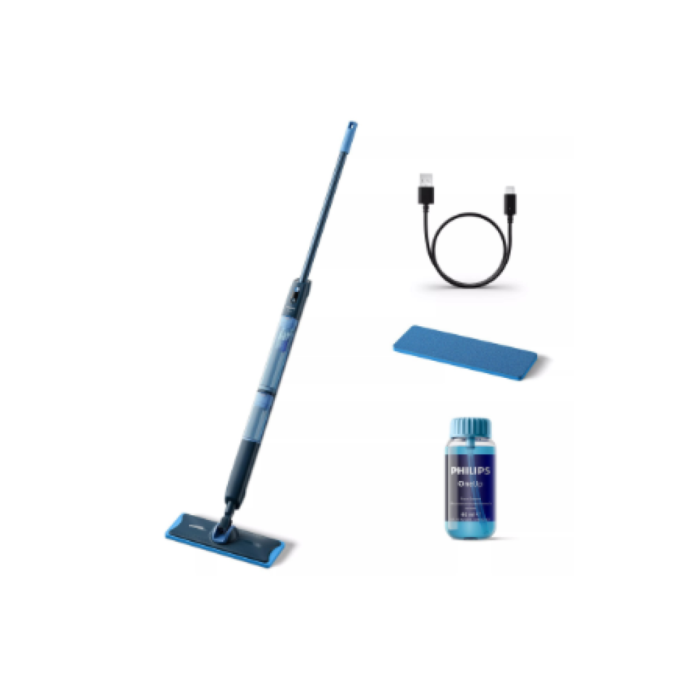 Philips , Electric Mop , XV5113/01 OneUp 5000 Series , Cordless operating , Operating time (max) 70 min , Blue/Black