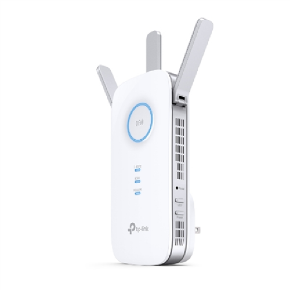 TP-LINK , AC1900 Wi-Fi Range Extender , RE550 , 802.11ac , 2GHz/5GHz , 600+1300 Mbit/s , 10/100/1000 Mbit/s , Ethernet LAN (RJ-45) ports 1 , MU-MiMO No , no PoE , Antenna type 3xExternal , No