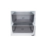 LG Refrigerator , GBBSJ10ESW , Energy efficiency class E , Free standing , Combi , Height 186 cm , Fridge net capacity 220 L , Freezer net capacity 113 L , Display , 35 dB , White