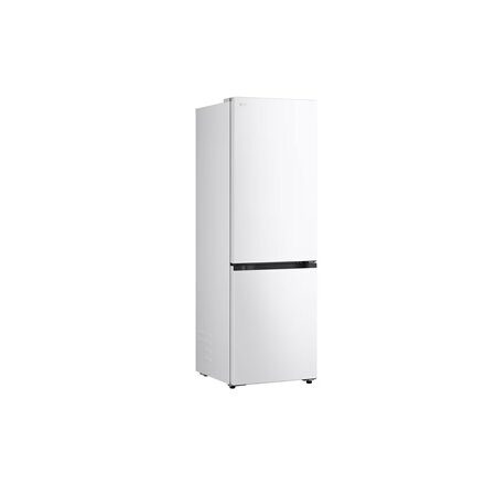 LG Refrigerator , GBBSJ10ESW , Energy efficiency class E , Free standing , Combi , Height 186 cm , Fridge net capacity 220 L , Freezer net capacity 113 L , Display , 35 dB , White