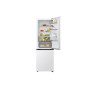 LG Refrigerator , GBBSJ10ESW , Energy efficiency class E , Free standing , Combi , Height 186 cm , Fridge net capacity 220 L , Freezer net capacity 113 L , Display , 35 dB , White
