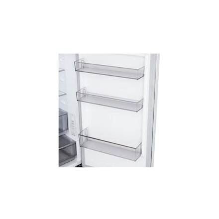 LG Refrigerator , GBBSJ10ESW , Energy efficiency class E , Free standing , Combi , Height 186 cm , Fridge net capacity 220 L , Freezer net capacity 113 L , Display , 35 dB , White