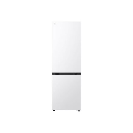 LG Refrigerator , GBBSJ10ESW , Energy efficiency class E , Free standing , Combi , Height 186 cm , Fridge net capacity 220 L , Freezer net capacity 113 L , Display , 35 dB , White