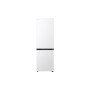 LG Refrigerator , GBBSJ10ESW , Energy efficiency class E , Free standing , Combi , Height 186 cm , Fridge net capacity 220 L , Freezer net capacity 113 L , Display , 35 dB , White