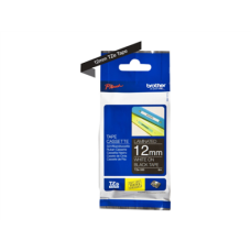 Brother , TZe-335 Laminated Tape , White on Black , TZe , 8 m , 1.2 cm