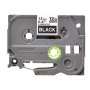 Brother , TZe-335 Laminated Tape , White on Black , TZe , 8 m , 1.2 cm