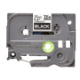 Brother , TZe-335 Laminated Tape , White on Black , TZe , 8 m , 1.2 cm