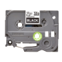 Brother , TZe-335 Laminated Tape , White on Black , TZe , 8 m , 1.2 cm
