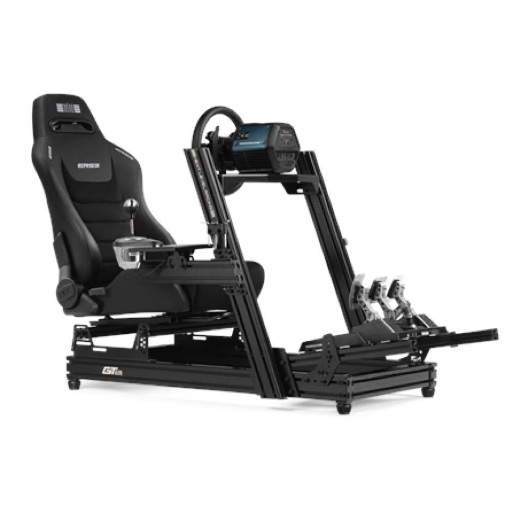 Next Level Racing , Premium PU Leather , Reclining Seat , ERS3 Elite PU Leather & Suede Edition , Black