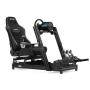 Next Level Racing , Premium PU Leather , Reclining Seat , ERS3 Elite PU Leather & Suede Edition , Black